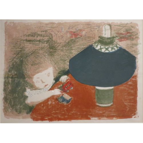 Pierre Bonnard, Child With Lamp