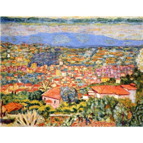 Pierre Bonnard, View Of Le Cannet Roofs