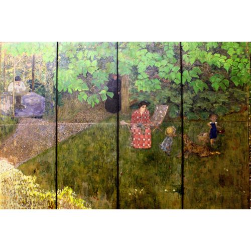 Pierre Bonnard, Of The Composer Claude Terrasse In The Garden