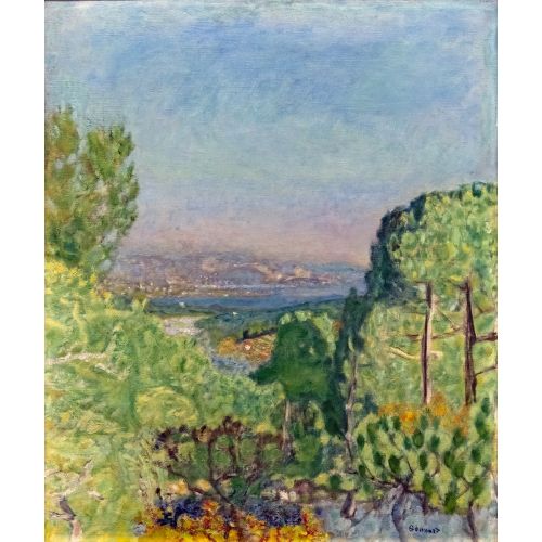 Pierre Bonnard Çam Ormanı Post Empresyonizm Sanat Akımları Kanvas Efektli Tablo, Resim Kağıdı Baskısı, Reprodüksiyon ve
