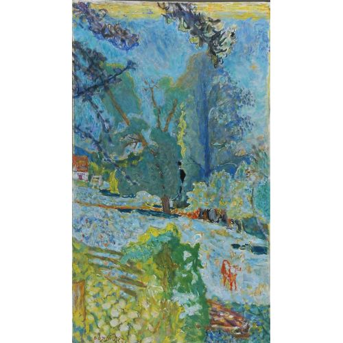 Pierre Bonnard, Landscape Young Girl With Goat Pierre Bonnard, Landscape Young Girl With Goat