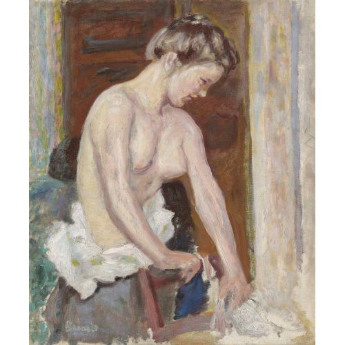 Pierre Bonnard, La Robe De Chambre Rouge Ou Le Corsage Orange Pierre Bonnard, La Robe De Chambre Rouge Ou Le Corsage Orange