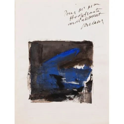 Pierre Soulages, Abstract Composition 2 Pierre Soulages, Abstract Composition 2