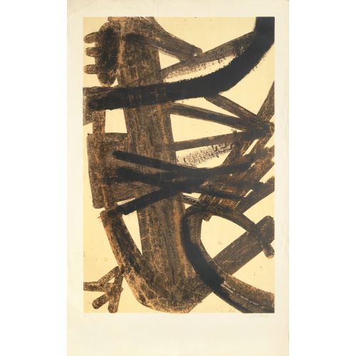 Pierre Soulages, Soyut Kompozisyon 5 Lekecilik Pierre Soulages, Soyut Kompozisyon 5 Lekecilik Sanat Akımları