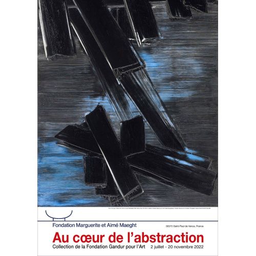 Pierre Soulages, Abstract Composition 10 Tachisme Pierre Soulages, Abstract Composition 10 Tachisme Art Movements
