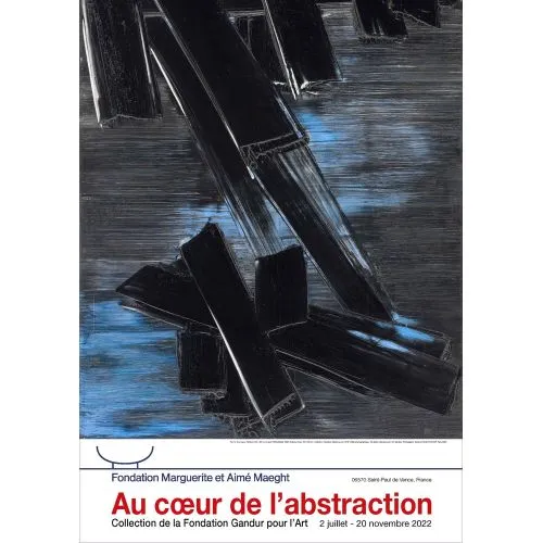 Pierre Soulages, Abstract Composition 10 Pierre Soulages, Abstract Composition 10