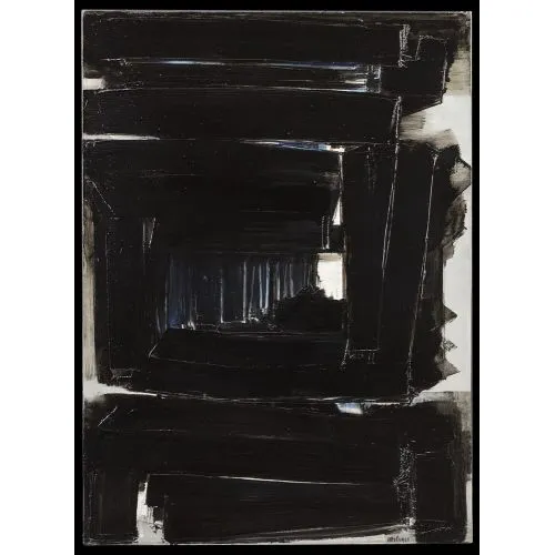 Pierre Soulages, Abstract Composition 13 Pierre Soulages, Abstract Composition 13