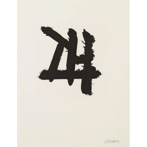 Pierre Soulages, Litografi No. 2-1 Lekecilik Pierre Soulages, Litografi No. 2-1 Lekecilik Sanat Akımları
