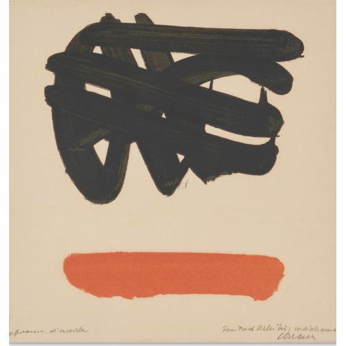 Pierre Soulages, Litografi No. 30 Lekecilik Pierre Soulages, Litografi No. 30 Lekecilik Sanat Akımları