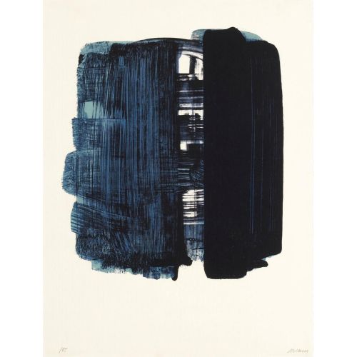 Pierre Soulages, Lithographie No 32 Tachisme Pierre Soulages, Lithographie No 32 Tachisme Art Movements