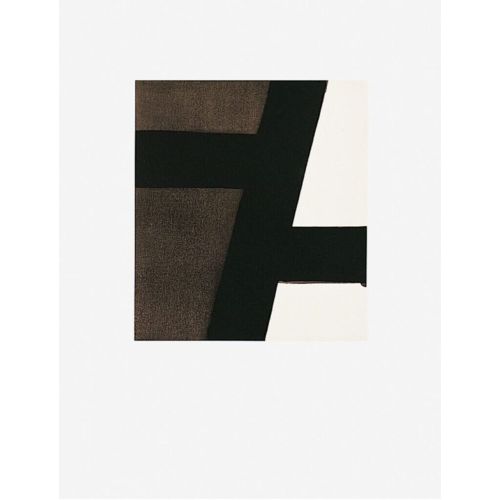 Pierre Soulages, Lithographie No  21,  Tachisme Art Movements
