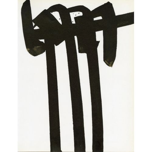 Pierre Soulages, Litografi No. 28 Lekecilik Pierre Soulages, Litografi No. 28 Lekecilik Sanat Akımları