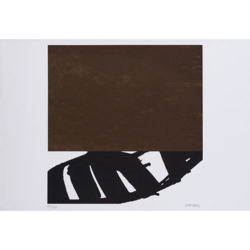 Pierre Soulages, Litografi 43, 1995 Lekecilik Pierre Soulages, Litografi 43, 1995 Lekecilik Sanat Akımları