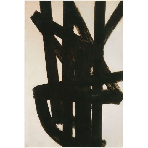 Pierre Soulages, Abstract Composition 17 Tachisme Pierre Soulages, Abstract Composition 17 Tachisme Art Movements