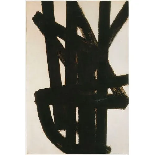 Pierre Soulages, Abstract Composition 17 Pierre Soulages, Abstract Composition 17