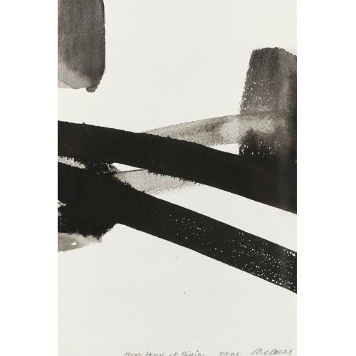 Pierre Soulages, Sans titre 6 Tachisme Pierre Soulages, Sans titre 6 Tachisme Art Movements