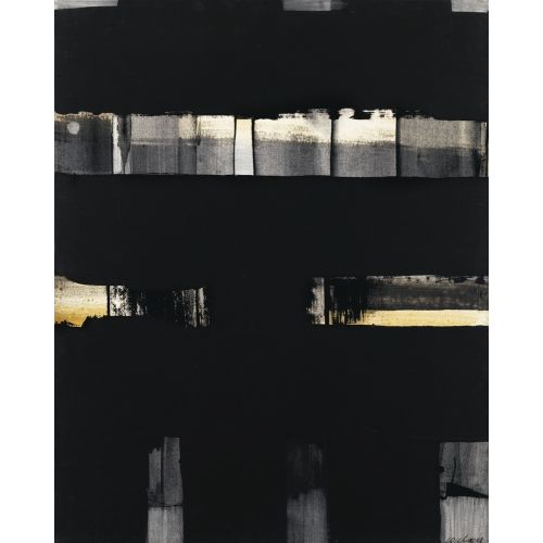 Pierre Soulages, Sans titre 8 Tachisme Pierre Soulages, Sans titre 8 Tachisme Art Movements