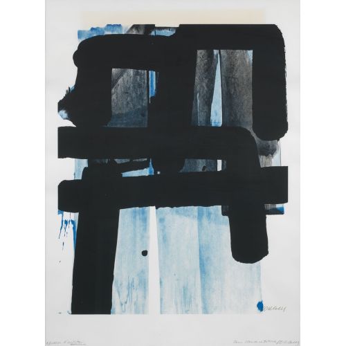 Pierre Soulages, Serigraphie No 2 Tachisme Pierre Soulages, Serigraphie No 2 Tachisme Art Movements