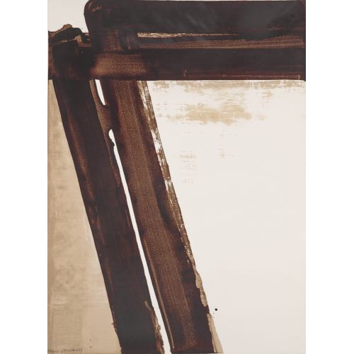 Pierre Soulages, Serigrafi No. 15 Lekecilik Pierre Soulages, Serigrafi No. 15 Lekecilik Sanat Akımları