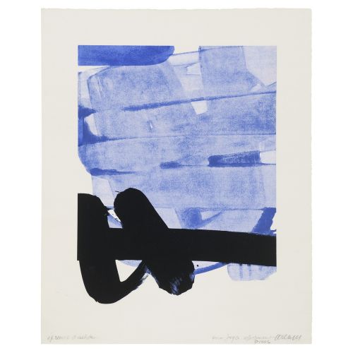 Pierre Soulages, Sérigraphie No 8 Tachisme Pierre Soulages, Sérigraphie No 8 Tachisme Art Movements