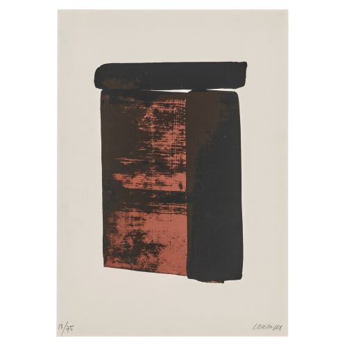 Pierre Soulages, Serigrafi No. 12 Lekecilik Pierre Soulages, Serigrafi No. 12 Lekecilik Sanat Akımları