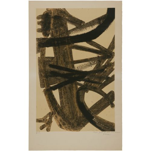 Pierre Soulages, İsimsiz 1 Lekecilik Pierre Soulages, İsimsiz 1 Lekecilik Sanat Akımları