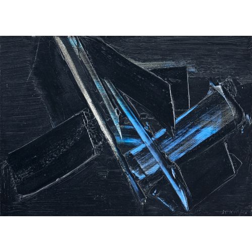 Pierre Soulages, Abstract Composition 20 Tachisme Pierre Soulages, Abstract Composition 20 Tachisme Art Movements