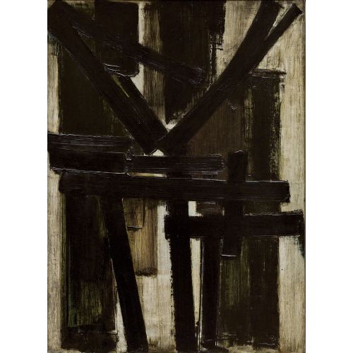 Pierre Soulages, Untitle 14 Tachisme Pierre Soulages, Untitle 14 Tachisme Art Movements