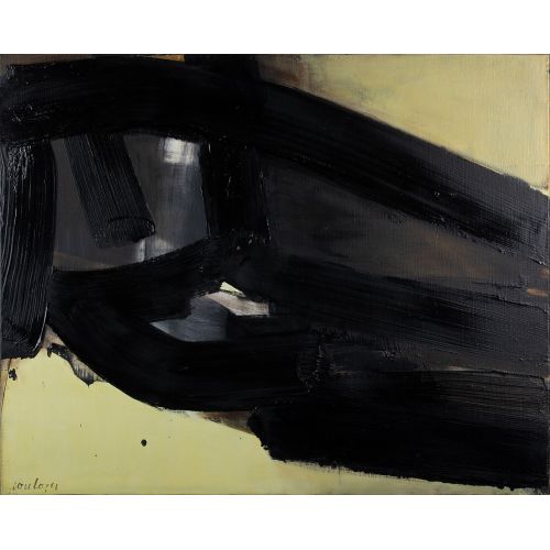 Pierre Soulages, Abstract Composition 21 Tachisme Pierre Soulages, Abstract Composition 21 Tachisme Art Movements