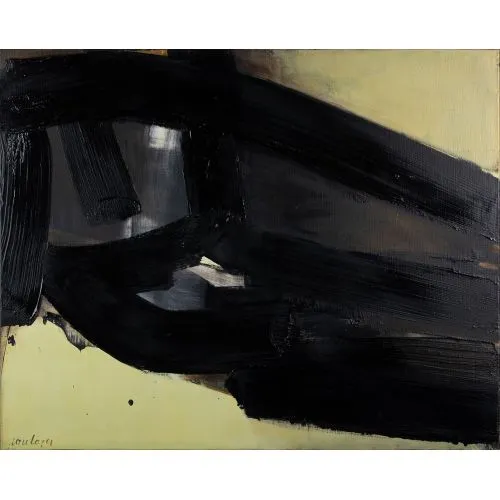 Pierre Soulages, Abstract Composition 21 Pierre Soulages, Abstract Composition 21
