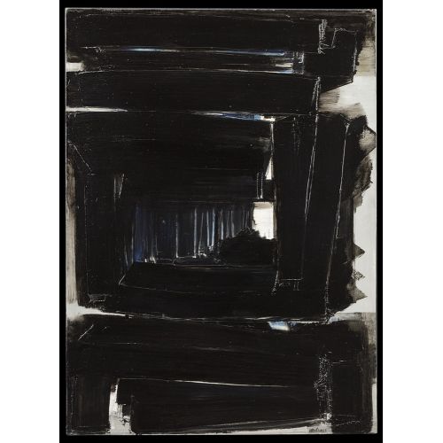 Pierre Soulages, Untitle 20 Tachisme Pierre Soulages, Untitle 20 Tachisme Art Movements