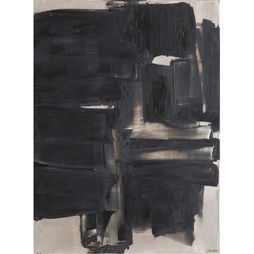 Pierre Soulages, Untitle 21 Tachisme Pierre Soulages, Untitle 21 Tachisme Art Movements
