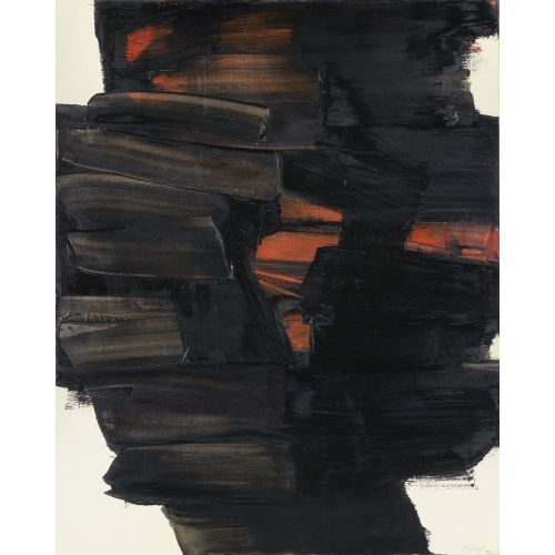 Pierre Soulages, Untitle 31  Tachisme Art Movements