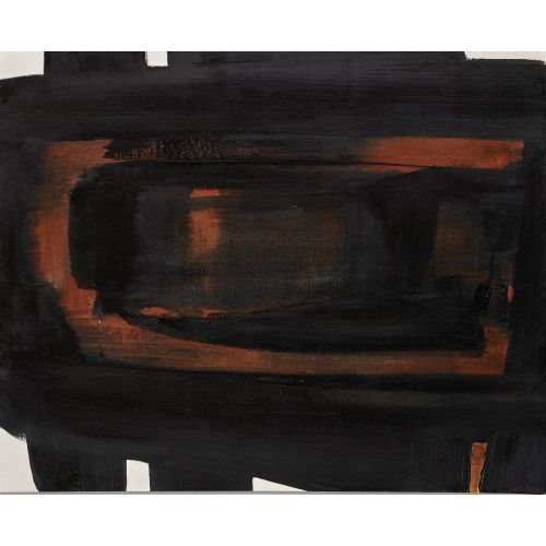 Pierre Soulages, Untitle 35 Tachisme Pierre Soulages, Untitle 35 Tachisme Art Movements