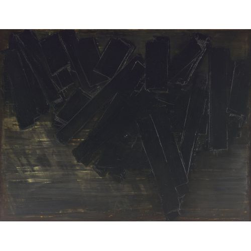 Pierre Soulages, Abstract Composition 23 Tachisme Pierre Soulages, Abstract Composition 23 Tachisme Art Movements