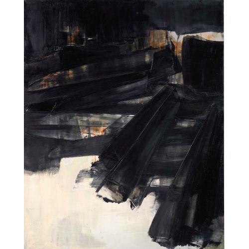 Pierre Soulages, Untitle 48 Tachisme Pierre Soulages, Untitle 48 Tachisme Art Movements