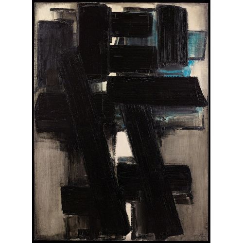 Pierre Soulages, Untitle 50 Tachisme Pierre Soulages, Untitle 50 Tachisme Art Movements