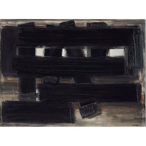 Pierre Soulages, Untitle 53 Tachisme Pierre Soulages, Untitle 53 Tachisme Art Movements