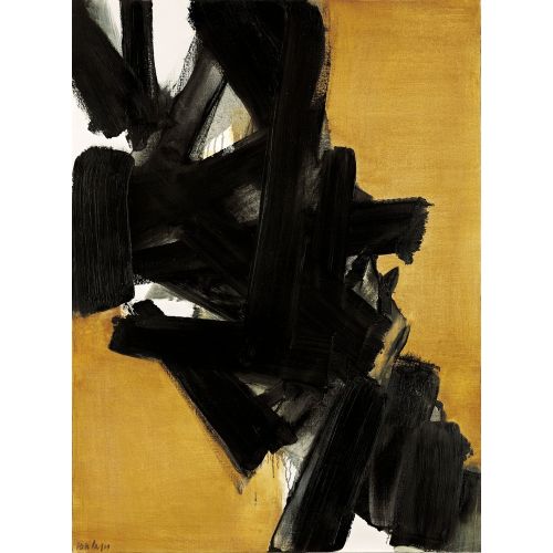 Pierre Soulages, Untitle 58 Tachisme Pierre Soulages, Untitle 58 Tachisme Art Movements