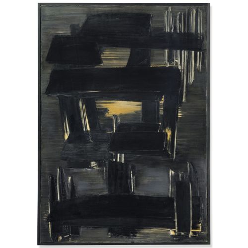 Pierre Soulages, Untitle 61 Tachisme Pierre Soulages, Untitle 61 Tachisme Art Movements