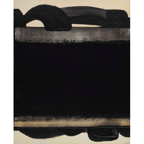 Pierre Soulages, Untitle 65 Tachisme Pierre Soulages, Untitle 65 Tachisme Art Movements