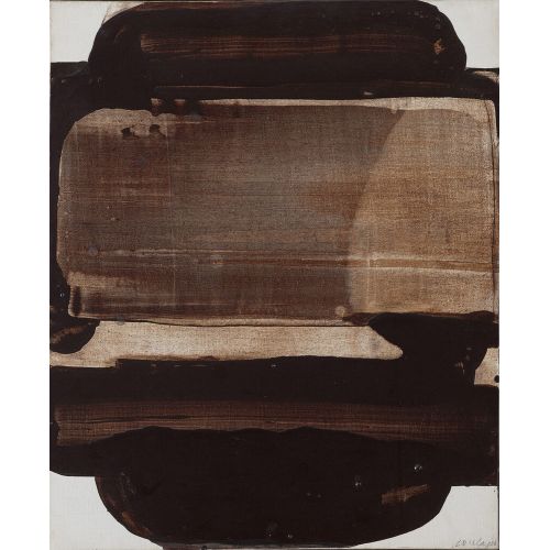 Pierre Soulages, Untitle 66 Tachisme Pierre Soulages, Untitle 66 Tachisme Art Movements