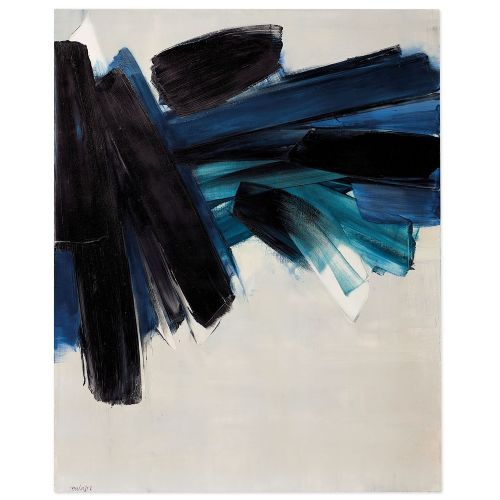 Pierre Soulages, Untitle 68 Tachisme Pierre Soulages, Untitle 68 Tachisme Art Movements