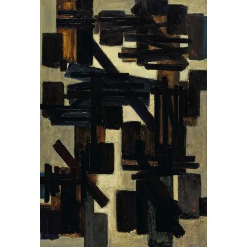 Pierre Soulages, İsimsiz 73 Lekecilik Pierre Soulages, İsimsiz 73 Lekecilik Sanat Akımları