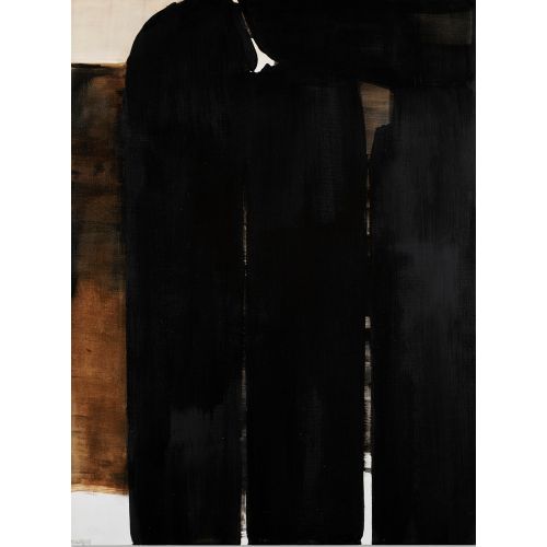 Pierre Soulages, Untitle 83  Tachisme Art Movements