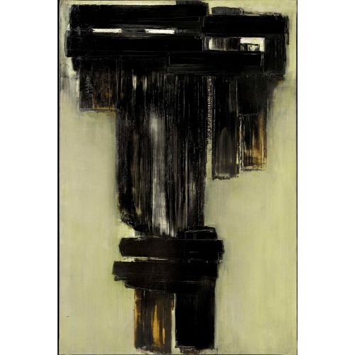 Pierre Soulages, Untitle 88 Tachisme Pierre Soulages, Untitle 88 Tachisme Art Movements