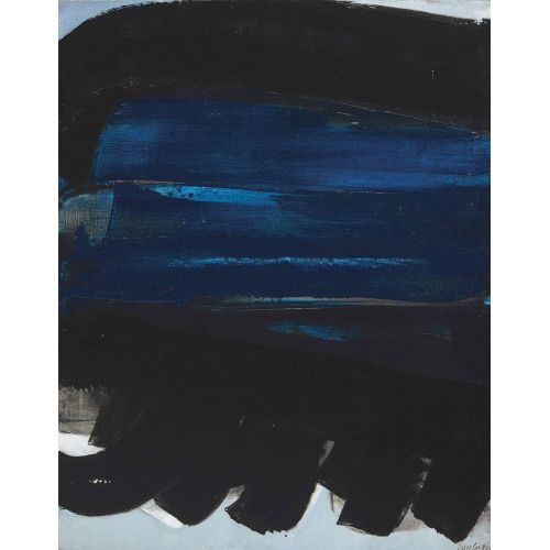 Pierre Soulages, Untitle 90 Tachisme Pierre Soulages, Untitle 90 Tachisme Art Movements