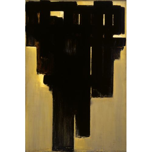 Pierre Soulages, Black on Yelllow Tachisme Pierre Soulages, Black on Yelllow Tachisme Art Movements