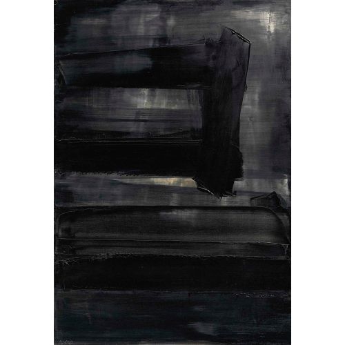 Pierre Soulages, Untitle 98 Tachisme Pierre Soulages, Untitle 98 Tachisme Art Movements
