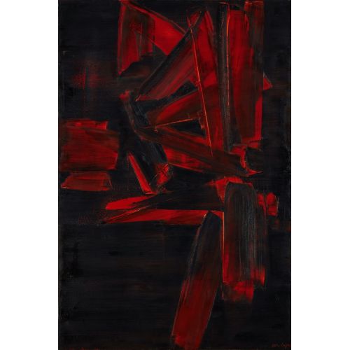 Pierre Soulages, Siyah Kırmızı Lekecilik Pierre Soulages, Siyah Kırmızı Lekecilik Sanat Akımları